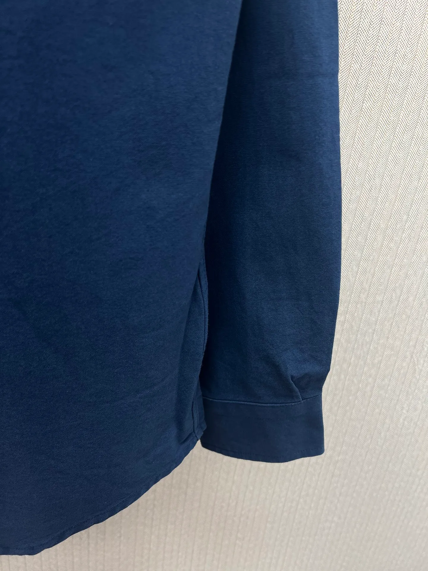🅿️460 Polo 25ss new solid color logo embroidered buttoned long-sleeved shirt men's high version code number: XS.S.M.L.XL.